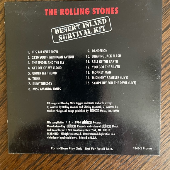 RARE Rolling Stones CD Sampler bundle - Picture 3 of 5